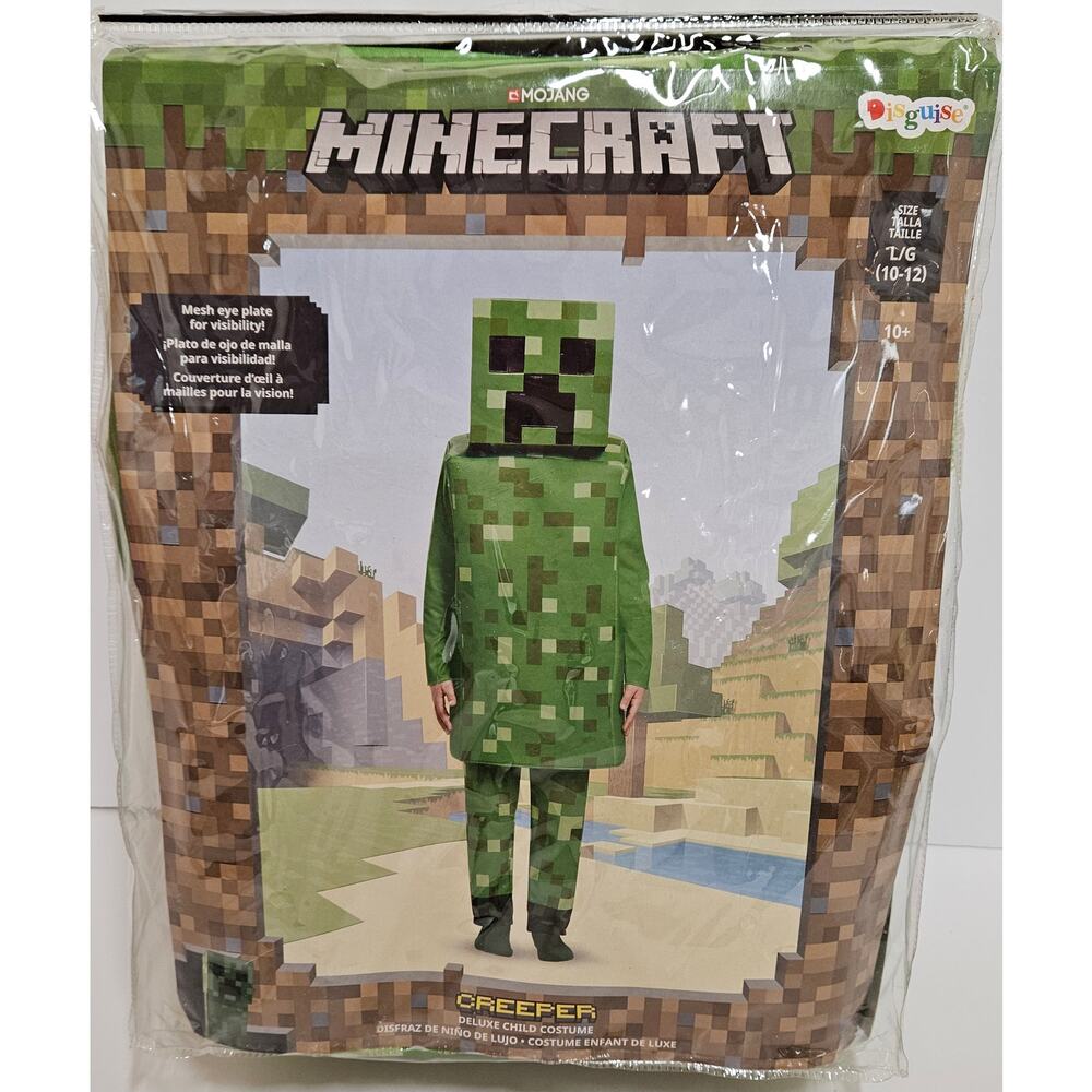 Creeper Deluxe Child Halloween Costume Size Large 10/12 (NO Pants) - Picture 11 of 12